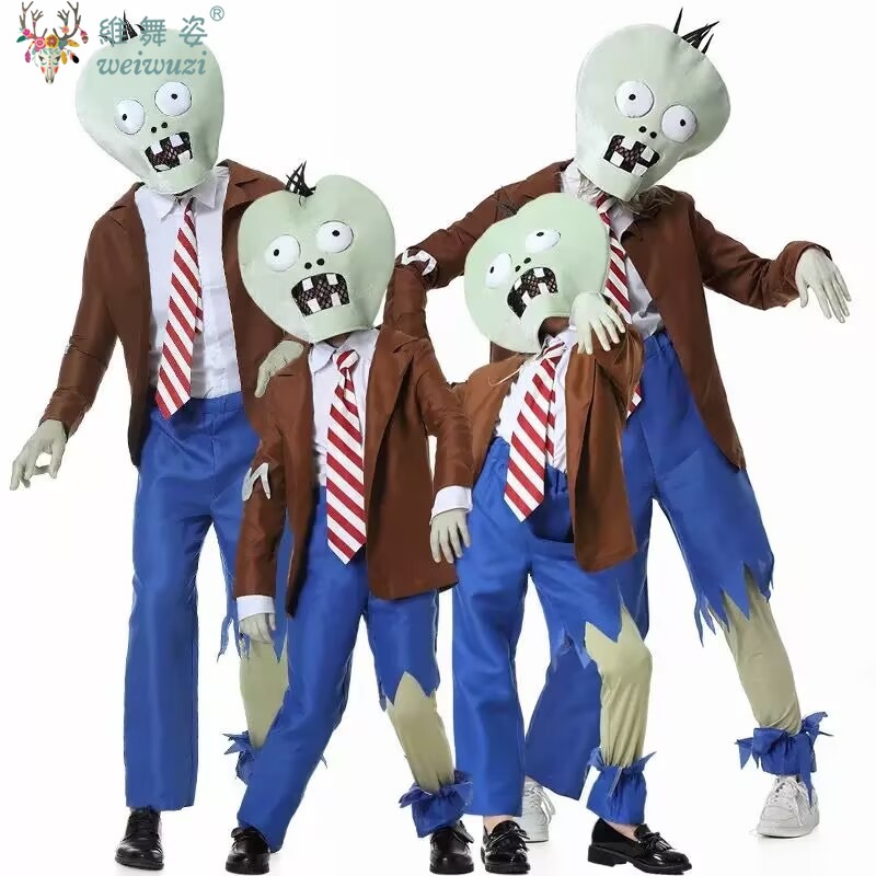 Plant Parent Costume - Halloween Costume Family Cosplay Costume Zombie