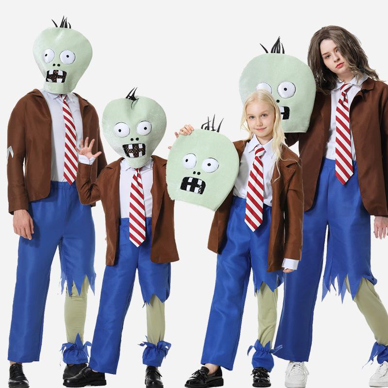 Plant Parent Costume - Zombie Role-playing Costume Plant Vs. Zombie