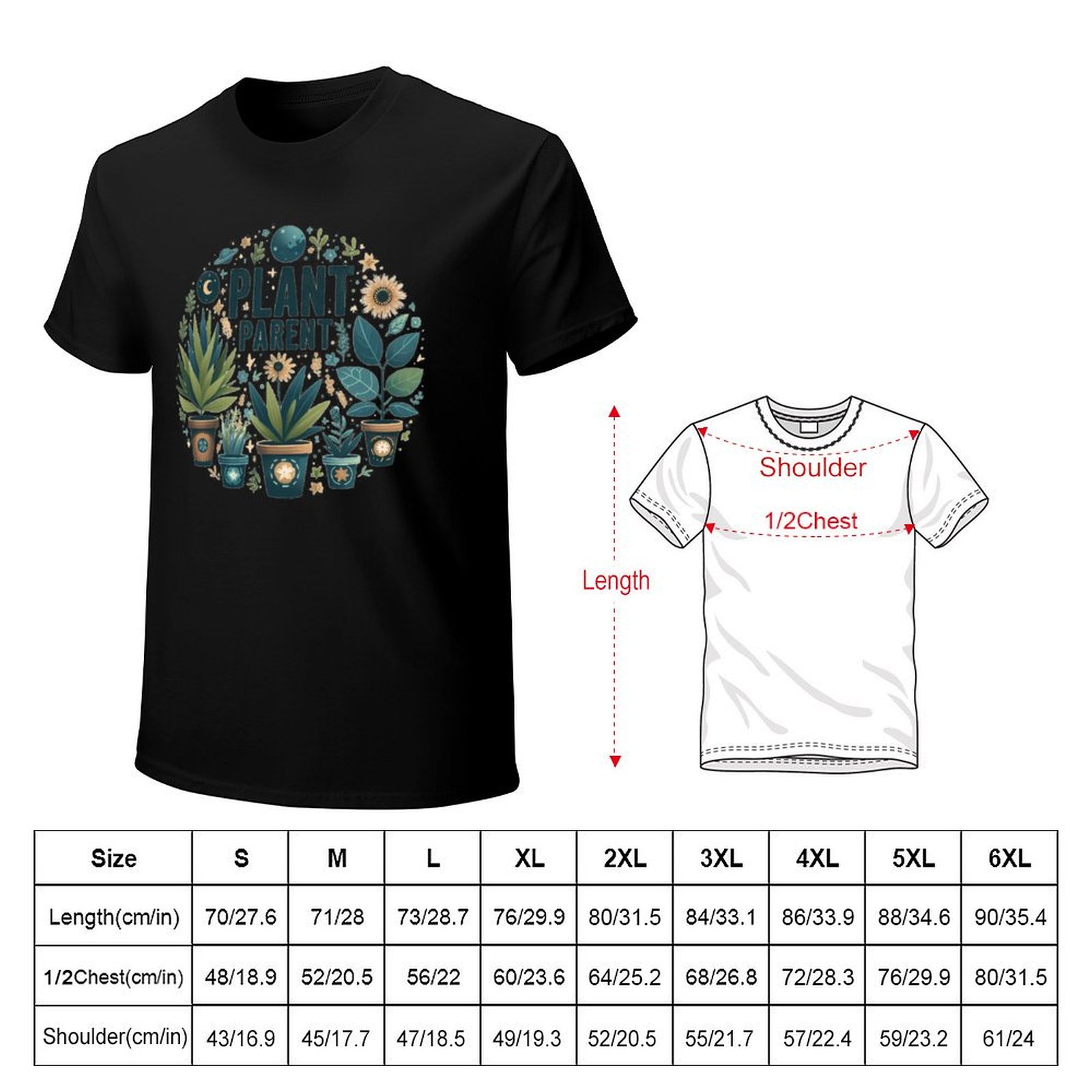 Plant parent T-Shirt Art Patte - Plant Parent Shirt 评论和价格